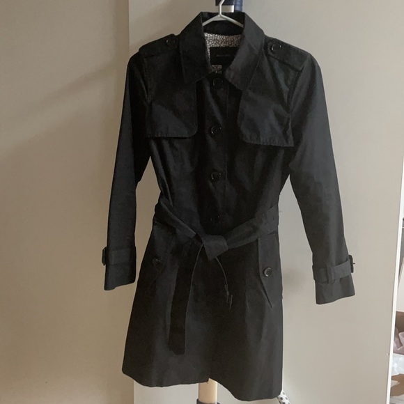 BR black trench coat - Picture 1 of 4